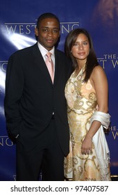 Actor DULE HILL & Fiance At Party In Los Angeles To Celebrate To 100th Episode Of TV Series The West Wing. November 1, 2003  Paul Smith / Featureflash