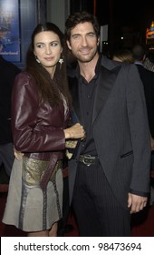 Actor DYLAN McDERMOTT & Wife SHIVA ROSE At The Los Angeles Premiere Of His New Movie Wonderland. Sept 24, 2003  Paul Smith / Featureflash