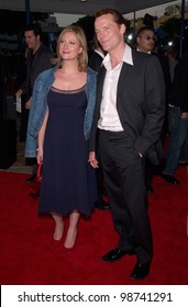 Actor IAIN GLEN & Actress Wife SUSANNAH HARKER At The World Premiere, In Los Angeles, Of His New Movie Lara Croft: Tomb Raider. 11JUN2001.    Paul Smith/Featureflash