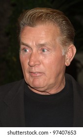 Actor MARTIN SHEEN At Party In Los Angeles To Celebrate To 100th Episode Of TV Series The West Wing. November 1, 2003  Paul Smith / Featureflash