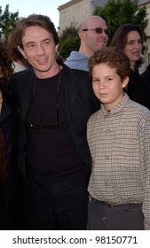 Actor MARTIN SHORT & Son HENRY At The World Premiere, In Hollywood, Of Jimmy Neutron: Boy Genius. 09DEC2001.    Paul Smith/Featureflash