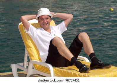 Actor/comedian BRIAN CONLEY In Cannes To Promote His New Movie Dream. 13MAY2001.   Paul Smith/Featureflash