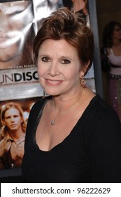 Actress CARRIE FISHER at the Los Angeles premiere of her new movie Undiscovered. August 23, 2005 Los Angeles, CA  2005 Paul Smith / Featureflash