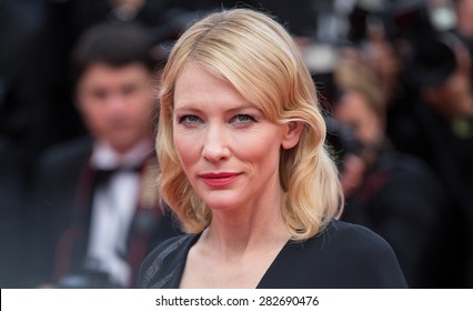 Schauspielerin Cate Blanchett nimmt an der Premiere von 'Sicario' während des 68. jährlichen Filmfestivals von Cannes am 19. Mai 2015 in Cannes, Frankreich, teil.
