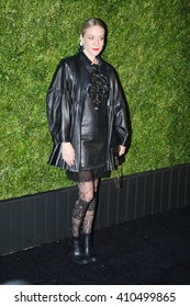 Actress Chloe Sevigny Attends The 11th Annual Chanel Tribeca Film Festival Artists Dinner At Balthazar On April 18, 2016 In New York City.