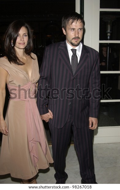 Actress Courteney Cox Arquette Actor Husband Stock Photo Edit Now 98267018