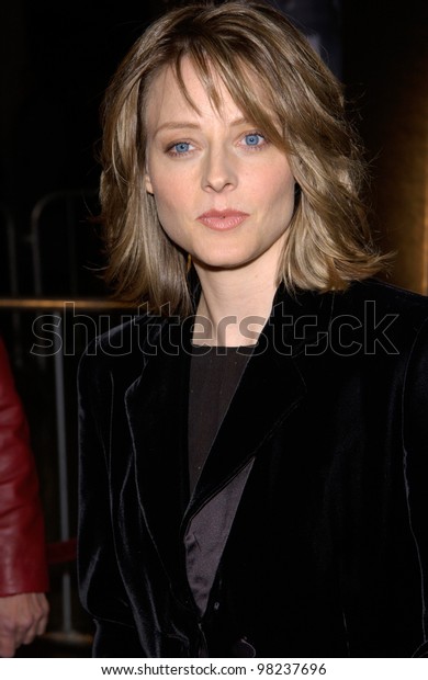 Actress Jodie Foster Los Angeles Premiere Stock Image