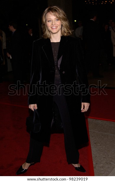 Actress Jodie Foster Los Angeles Premiere Stock Photo Edit