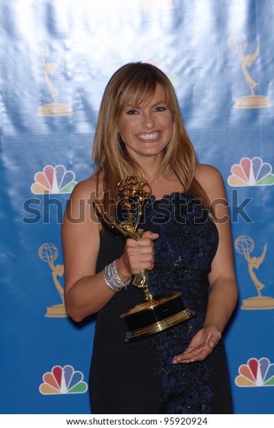 Actress Mariska Hargitay 2006 Primetime Emmy Stock Photo 95920924 ...