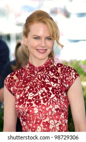 Actress NICOLE KIDMAN At The Cannes Film Festival Where Her Movie Moulin Rouge Is Opening The Festival 09MAY2001  Paul Smith/Featureflash