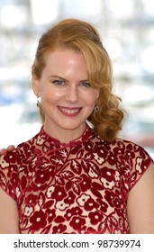 Actress NICOLE KIDMAN At The Cannes Film Festival Where Her Movie Moulin Rouge Is Opening The Festival 09MAY2001  Paul Smith/Featureflash