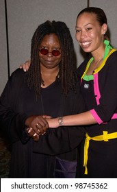 Actress WHOOPI GOLDBERG & daughter ALEX at the 25th Annual Women in Film Crystal Awards at the Century Plaza Hotel, Los Angeles. 08JUN2001.   Paul Smith/Featureflash