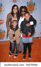 Actress WHOOPI GOLDBERG & daughter & grandchildren at the 2006 Nickelodeon Kids Choice Awards at UCLA Los Angeles. April 1, 2006 Los Angeles, CA  2006 Paul Smith / Featureflash