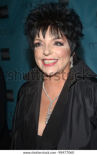 Actresssinger Liza Minnelli Macys American Express Stock Photo Edit Now