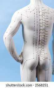 Acupuncture figure back aspect