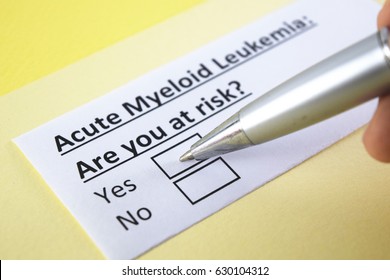 Acute Myeloid Leukemia: Are You At Risk? Yes Or No