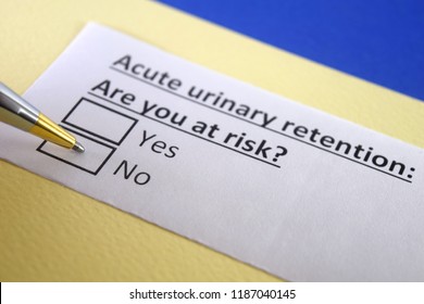 Acute Urinary Retention: Are You At Risk?