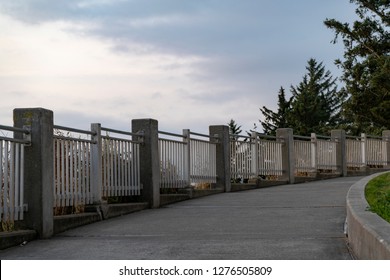 ADA Compliant Wheelchair Ramp At Cape Dissapointment State Park In Washington USA