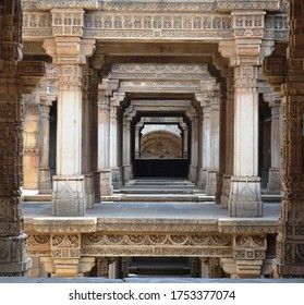 Adalaj Stepwell Was Built In 1498 In The Memory Of Rana Veer Singh (the Vaghela Dynasty Of Dandai Des), By His Wife Queen Rudadevi. It Is Located In Adalaj Village Of Gujarat, India