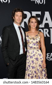 Adam Brody And Leighton Meester At The Los Angeles Screening Of 'Ready Or Not' Held At The ArcLight Cinemas In Culver City, USA On August 19, 2019.