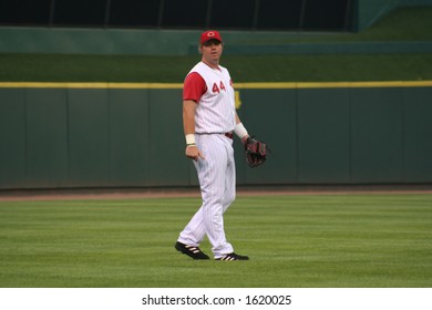 Adam Dunn In The Outfield