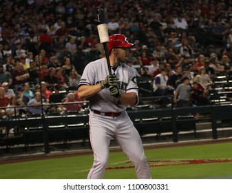 Adam Duvall Left Fielder For The Cincinnati Reds At Chase Field In Phoenix,AZ USA May 28,2018.