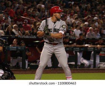 Adam Duvall Left Fielder For The Cincinnati Reds At Chase Field In Phoenix,AZ USA May 28,2018.