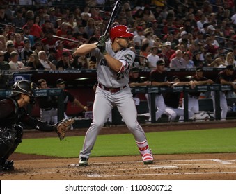 Adam Duvall Left Fielder For The Cincinnati Reds At Chase Field In Phoenix,AZ USA May 28,2018.