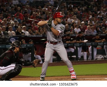 Adam Duvall Left Fielder For The Cincinnati Reds At Chase Field In Phoenix Arizona USA May 28,2018.