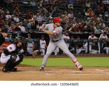 Adam Duvall Left Fielder For The Cincinnati Reds At Chase Field In Phoenix,AZ USA May 30,2018.