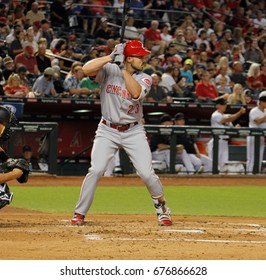 Adam Duvall Left Fielder For The Cincinnati Reds At Chase Field In Phoenix,AZ USA July  7,2017.