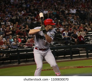 Adam Duvall Outfielder For The Cincinnati Reds At Chase Field In Phoenix,AZ USA May 28,2018.