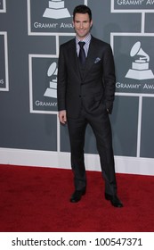 Adam Levine At The 54th Annual Grammy Awards, Staples Center, Los Angeles, CA 02-12-12