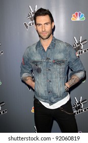 Adam Levine  At NBC's 