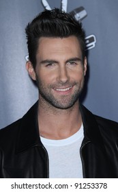 Adam Levine  At 'The Voice' Season 2 Press Conference, Sony Studios, Culver City, CA 10-28-11