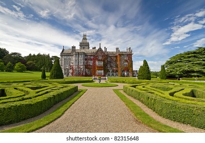 Adare Manor In Red Ivy And Gardens In Ireland