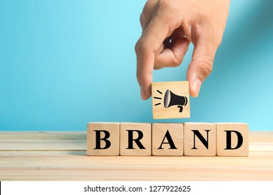 add megaphone symbol as build brand awareness concept - Shutterstock ID 1277922625