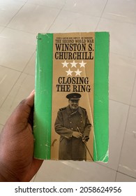 Addis Ababa, Ethiopia - October 16, 2021: Closing The Ring Winston S. Churchill Book. The Second World War Book. Front Cover Photo. Old Copy Photo.