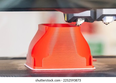 The additive manufacturing by 3D printer machine. The high technology manufacturing process by rapid prototype method.  - Powered by Shutterstock - Get 15% off with code: PIKWIZARD15