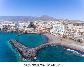 Adeje Coast Aerial View Tenerife Canary Stock Photo 620645102 ...