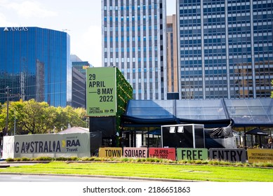 Adelaide, Australia - May 1, 2022: Tasting Australia Event Showcasing Food And Wine