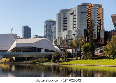 Adelaide Cityscape In Adelaide South Australia On April 2nd 2021