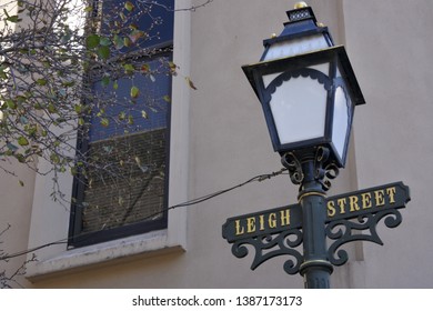 ADELAIDE - MAR 29 2019:Leigh Street, A Very Popular Local And Tourist Attraction In Adelaide, South Australia State, Australia.