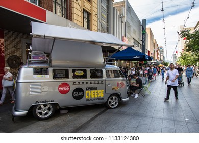 Adelaide South Australia Australia 10 15 2016 A Very Nice Food Truck In The City Center