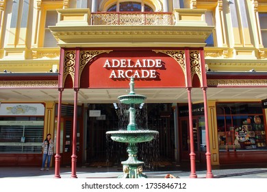 Adelaide/Australia- 2020: Adelaide Arcade In Rundle Mall