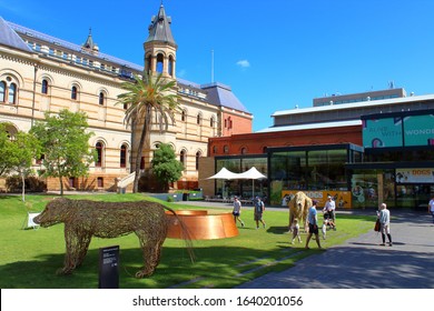 Adelaide/Australia- 2020: South Australian Museum In Adelaide