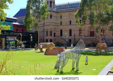 Adelaide/Australia- 2020: South Australian Museum In Adelaide