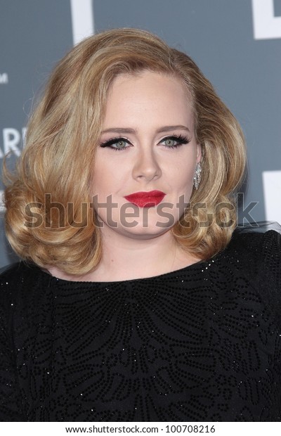 Adele at the 54th Annual Grammy Awards, Staples Center, Los Angeles, CA 02-12-12