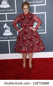 Adele At The 55th Annual GRAMMY Awards, Staples Center, Los Angeles, CA 02-10-13