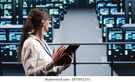 Adept supervisor in high tech location equipped to handle modern computing requirements, doing regular upgrades to server cabinets, increasing processing power and storage capacity to prevent glitches